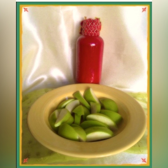 Teacher Gift Hand Crafted Fruit Passion Gypsy Bottle Tropical Beachy Decor - Picture 5 of 5